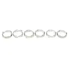 Six piece 'Fusion' ring, by Georg Jensen