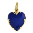 Enamel heart pendant, by Faberge