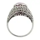 Early to mid 20th century platinum ruby and diamond ring
