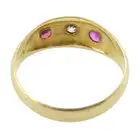 Edwardian 18ct gold gem & diamond ring