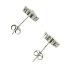 9ct gold diamond stud earrings