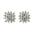 9ct gold diamond stud earrings