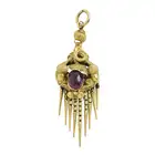 Late 19th century garnet pendant