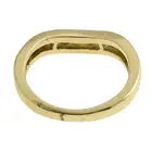 18ct gold diamond shaped band ring