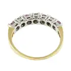 18ct gold sapphire & diamond ring