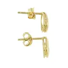 Diamond single-stone stud earrings
