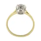 Diamond single-stone ring