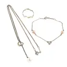 Set of open heart jewellery by Tiffany & Co.