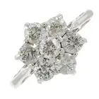 Diamond cluster ring