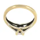 18ct gold diamond single-stone ring
