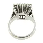 18ct gold diamond cluster ring