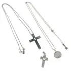 Three pendants, two with silver chain, by Clogau