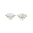 Two vari-shape colourless garnets, 14.81ct
