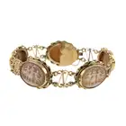 9ct gold shell cameo bracelet