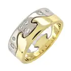 18ct gold diamond 'Fusion' ring, by Georg Jensen