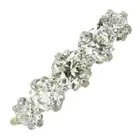 Mid 20th century diamond five-stone ring