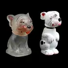 Two scent bottles modelled as Bonzo