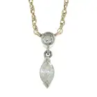 9ct gold diamond necklace