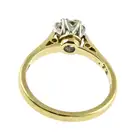 18ct gold diamond single-stone ring