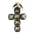 Late 19th century masonic ball pendant