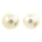 Cultured pearl single-stone stud earrings
