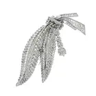 Mid 20th century platinum diamond brooch