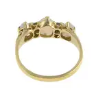 14ct gold opal & diamond dress ring