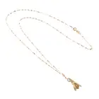 9ct gold bee pendant, with chain