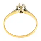 Diamond single-stone ring