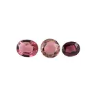 Three vari-shape purple tourmalines, 5.98ct