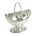George V Scottish silver sugar basket