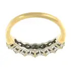 18ct gold diamond seven-stone ring