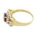 Ruby and diamond ring