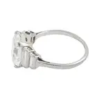 Diamond single-stone ring
