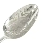 Two George III silver table spoons, later engraved