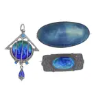 Early 20th century brooch & pendants