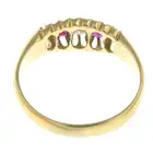 Early 20th 18ct gold ruby & diamond ring