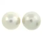Cultured pearl stud earrings