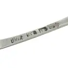 George III silver marrow scoop by Hester Bateman (repaired)