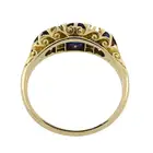 Victorian 18ct gold sapphire and diamond ring