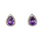 Gem-set earrings & necklace