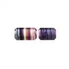 Two rectangular-shape fluorite, 79.08ct