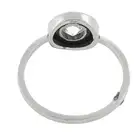 Art Deco platinum, diamond and onyx ring