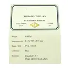 Oval-shape sapphire, 1.60ct
