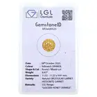 Oval-shape orange garnet, 8.42ct