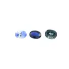 Three oval-shape sapphires, 3.79ct