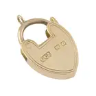 Mid 20th century heart padlock clasp