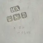 Edwardian silver small caddy 