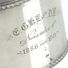 Edwardian silver small caddy 