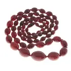Graduated plastic bead necklace